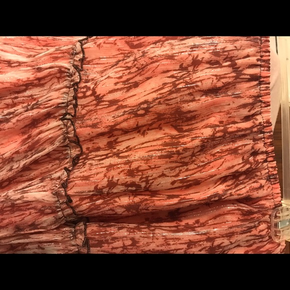 Silk Boho chic midi skirt - Picture 6 of 7